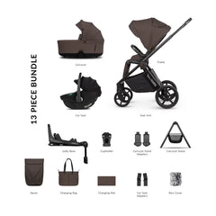 Venicci Claro 2 - 4in1 Plus Tiago Bundle - Chocolate