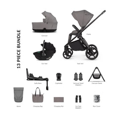 Venicci Claro 2 - 4in1 Plus Tiago Bundle - Fog