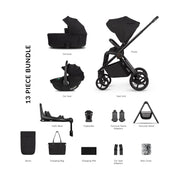 Venicci Claro 2 - 4in1 Plus Tiago Bundle - Noir