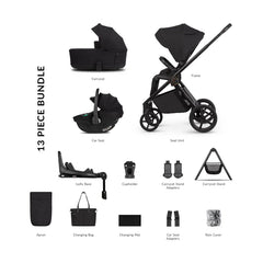 Venicci Claro 2 - 4in1 Plus Tiago Bundle - Noir