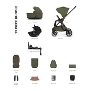 Venicci Tila 4 in 1 Luxury Bundle - Olive