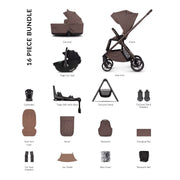Venicci Tila 4 in 1 Plus Ultimate Bundle - Noce