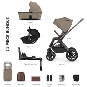 Venicci Upline 2 SE 3 In 1 + Base Bundle - Powder