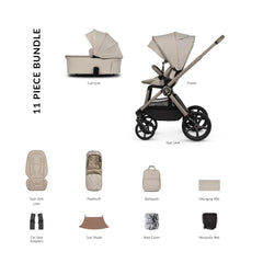 Venicci Upline 3 - 2in1 Bundle - Pebble