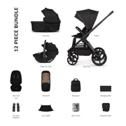 Venicci Upline 3 - 3in1 Black Tiago Bundle - Onyx