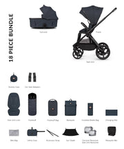 Venicci Upline 3 Hunter 2in1 Pushchair Bundle - Navy