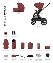 Venicci Upline 3 Hunter 2in1 Pushchair Bundle - Red