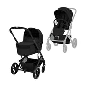 Cybex Balios S Lux Pushchair & Carrycot - Moon Black