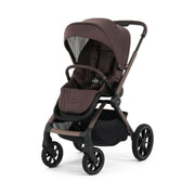 Oyster Vee Stroller & Carrycot - Chocolate