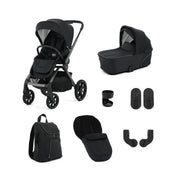 Oyster Vee Stroller & Carrycot Bundle - Carbonite
