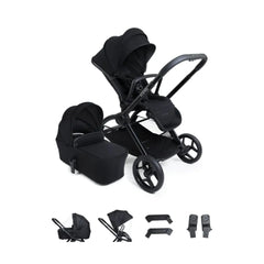 iCandy Core 2 Pushchair and Carrycot - Black