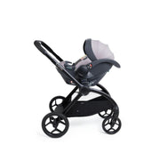 iCandy Core 2 Pushchair and Carrycot Complete 360 Car Seat Bundle - Storm Grey