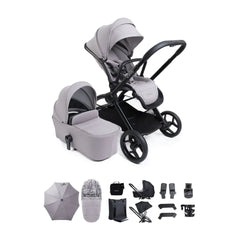 iCandy Core 2 Pushchair and Carrycot Complete Bundle - Storm Grey