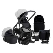iCandy Orange 4 Single Pushchair Bundle - Glacier with Pebble Pro 2 Car Seat + Base