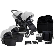 iCandy Orange 4 Twin Pushchair Bundle - Glacier