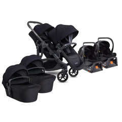 iCandy Orange 4 Twin Travel System & Car Seat - Black Edition