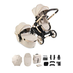iCandy Peach 8 Pushchair and Carrycot Bundle - Biscotti