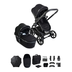 iCandy Peach 8 Pushchair and Carrycot Bundle - Black